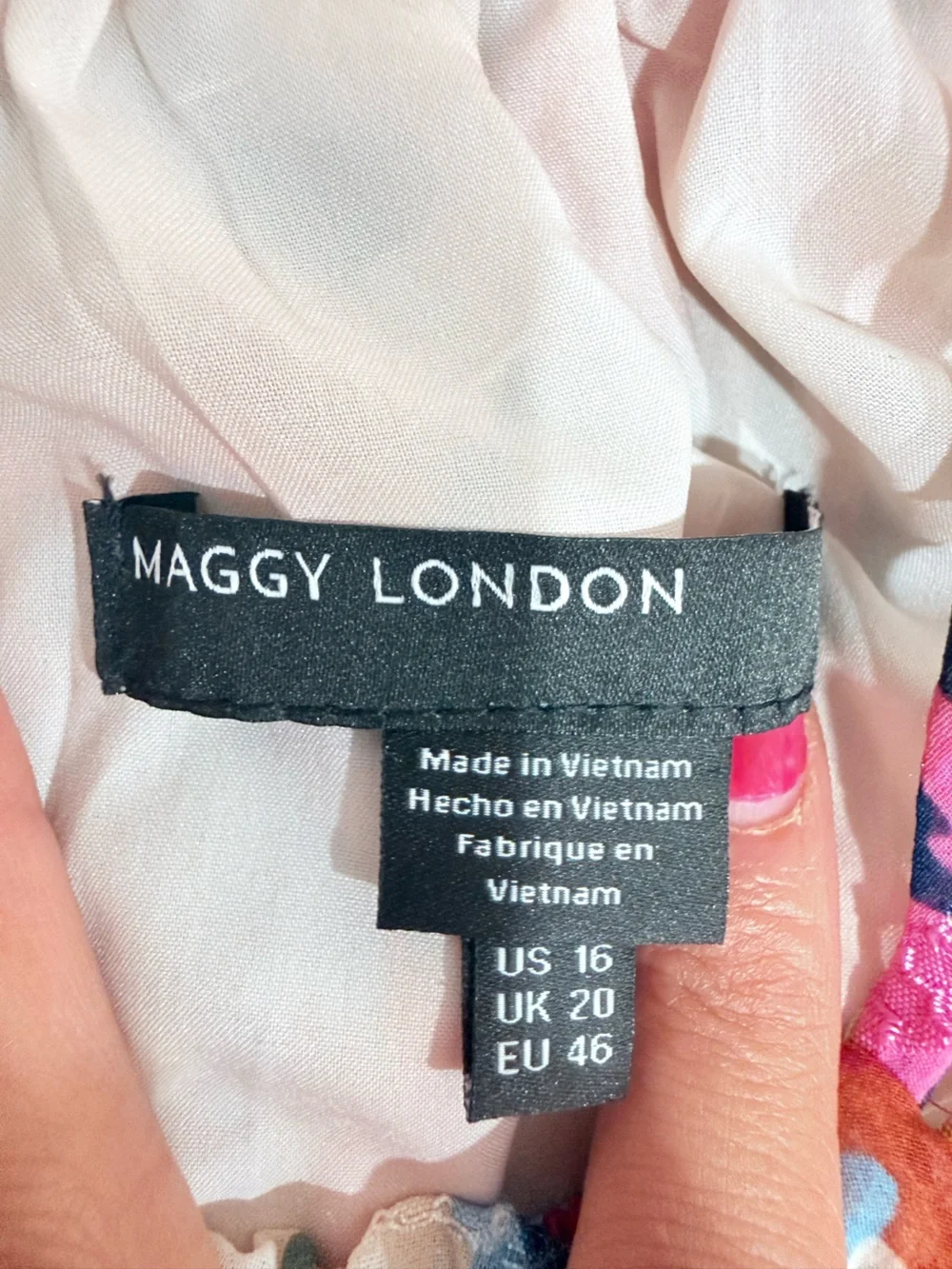🔥NWOT Maggy London Floral Maxi Skirt in Pink & Multicolor Size 16 🔥